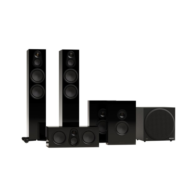 Monitor Audio Silver 300 8G 5.1 AV System, High Gloss Black - main 