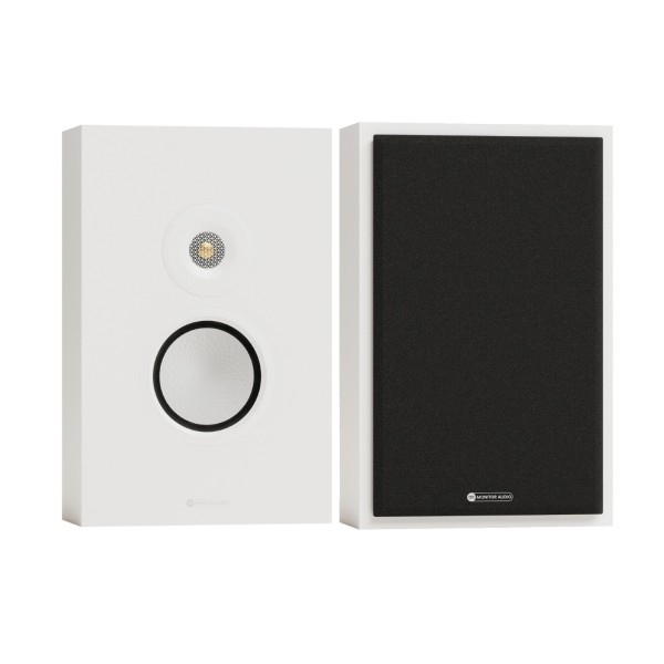 Monitor Audio Silver On-Wall 8G Speakers (Pair), Satin White -  main 