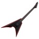 ESP LTD Arrow Black Metal II, Black Red Burst Satin