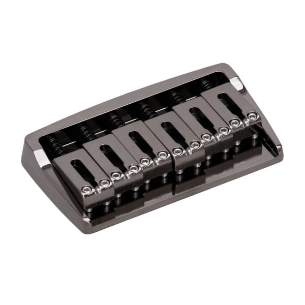 Gotoh 510FX-6 Hard Tail Bridge, Black Chrome