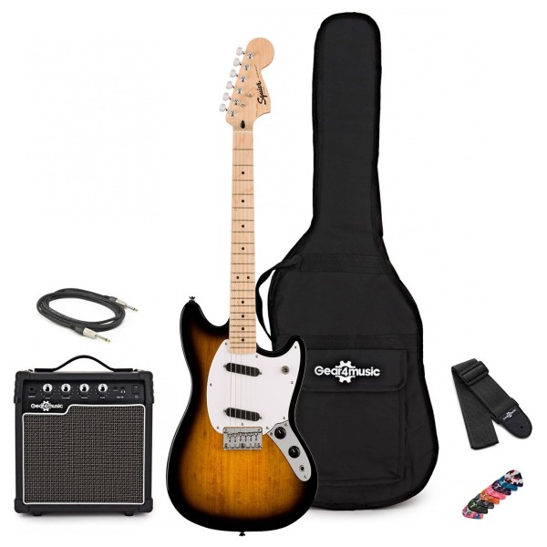 Squier Sonic Mustang Electric Guitar Pack, Build Your Own Bundle