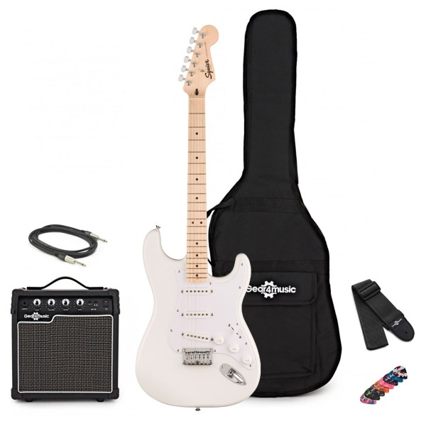 Squier Sonic Stratocaster SSS Electric Guitar Pack, Build Your Own Bundle