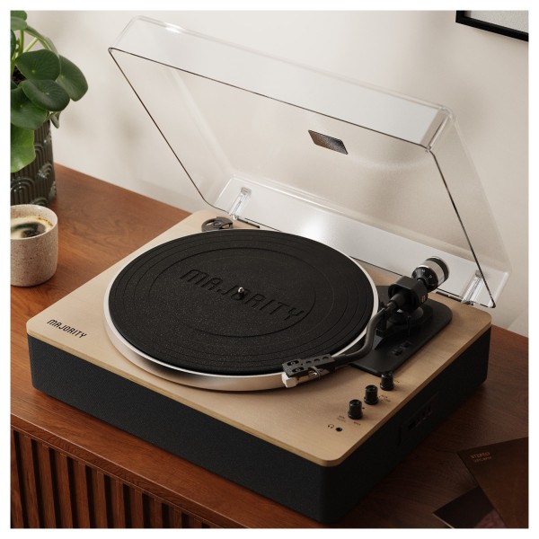 Majority Folio Bluetooth Turntable, Plywood
