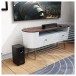 Majority Bowfell Axis 2.1 Soundbar and Subwoofer, Black