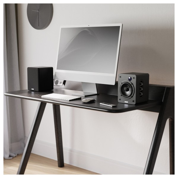 Majority D50X Bluetooth Bookshelf Speakers, Black