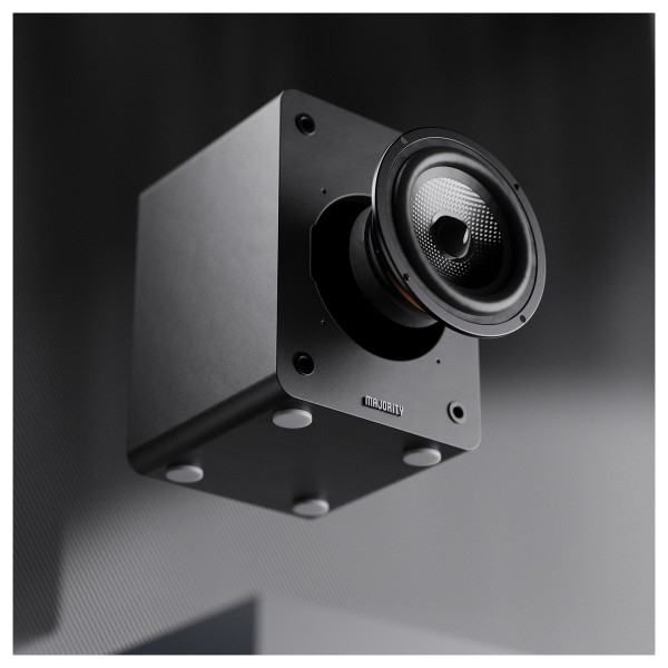 Majority D50X Bluetooth Bookshelf Speakers, Black