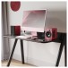 Majority D50X Bluetooth Bookshelf Speakers, Maroon