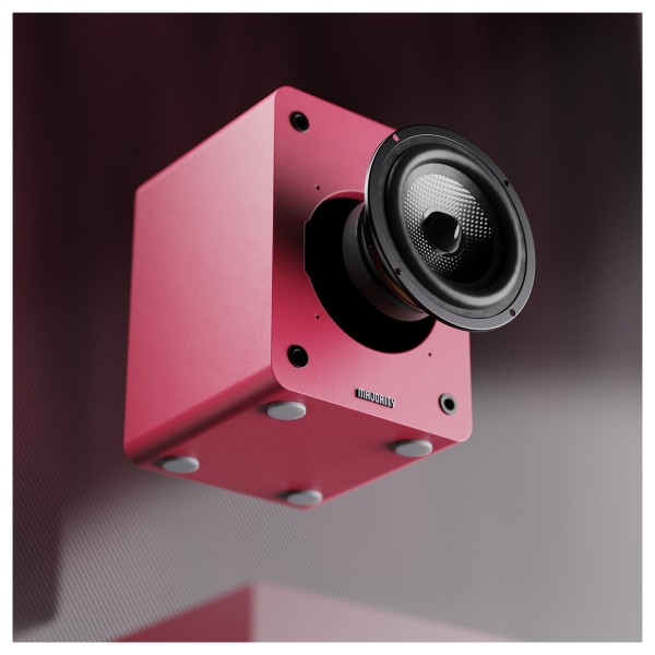 Majority D50X Bluetooth Bookshelf Speakers, Maroon