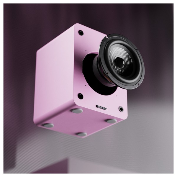 Majority D50X Bluetooth Bookshelf Speakers, Pink