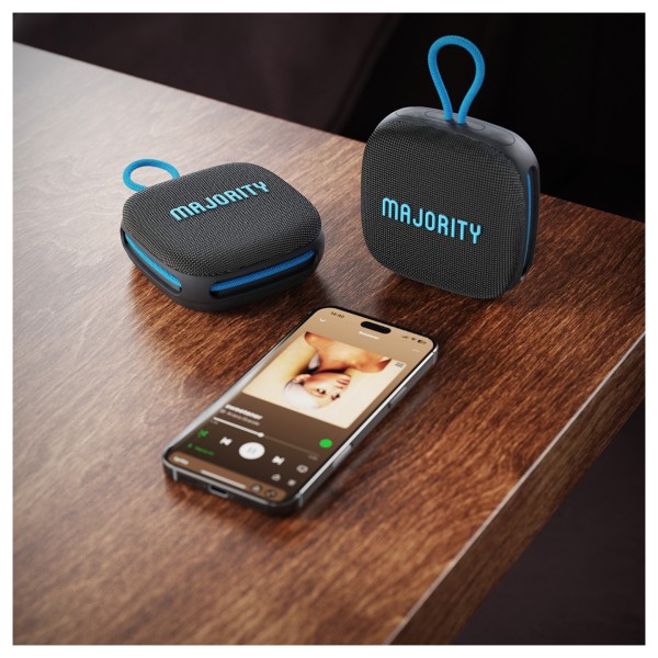 Majority Move 1 (M1) Portable Bluetooth Speaker, Black