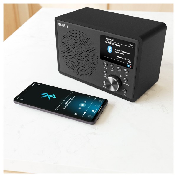 Majority Touro Internet Radio Music System, Black