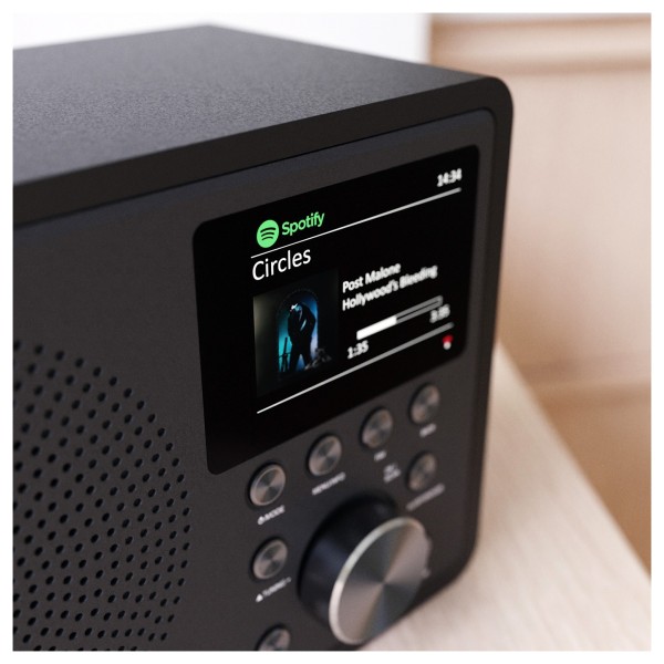Majority Touro Internet Radio Music System, Black