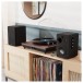 Majority D70X Active Bluetooth Bookshelf Speakers, Black