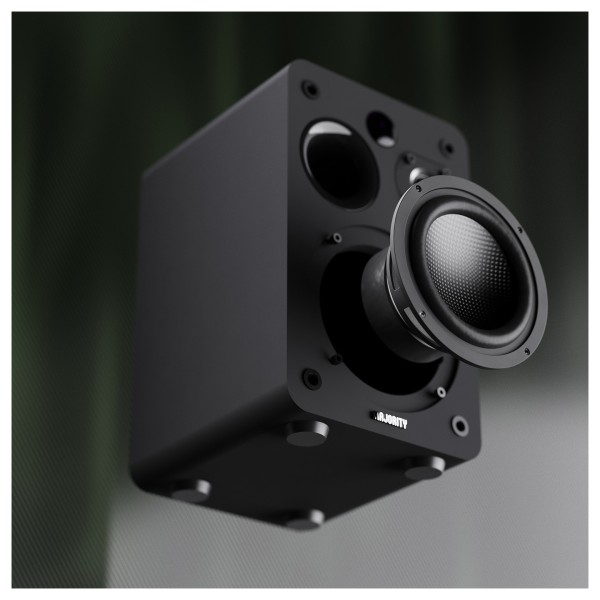 Majority D70X Active Bluetooth Bookshelf Speakers, Black