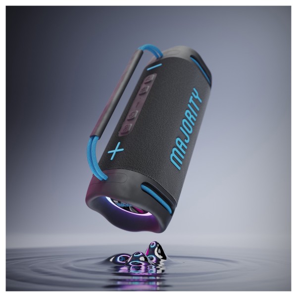 Majority Move 4 (M4) Portable Bluetooth Speaker, Black