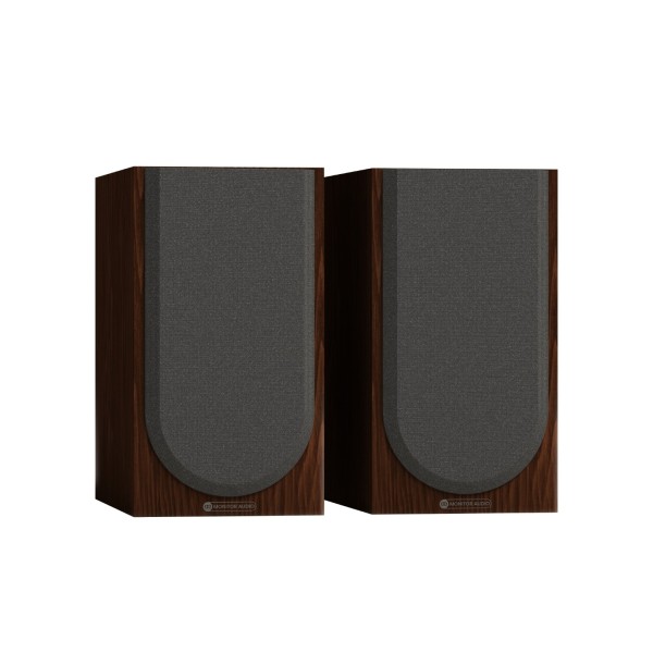 Monitor Audio Silver 50 8G Bookshelf Speakers (Pair), European Walnut grille 