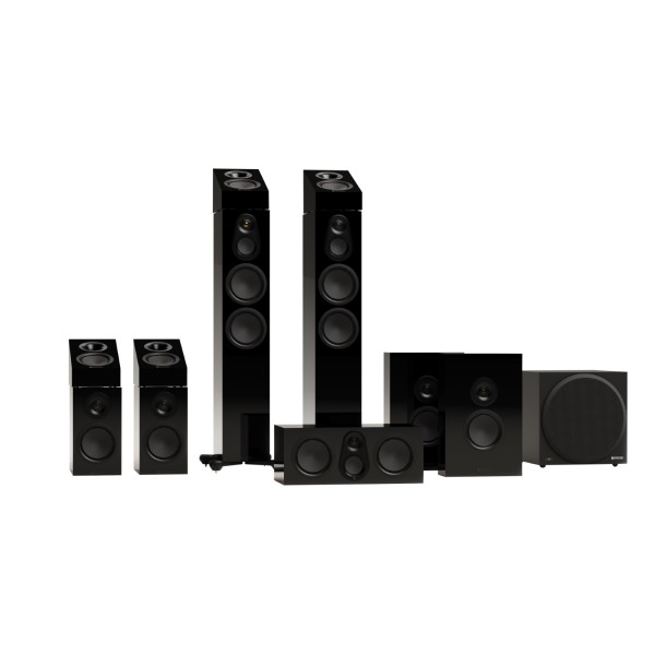 Monitor Audio Silver 300 8G 7.1.4 AV System, High Gloss Black -main 