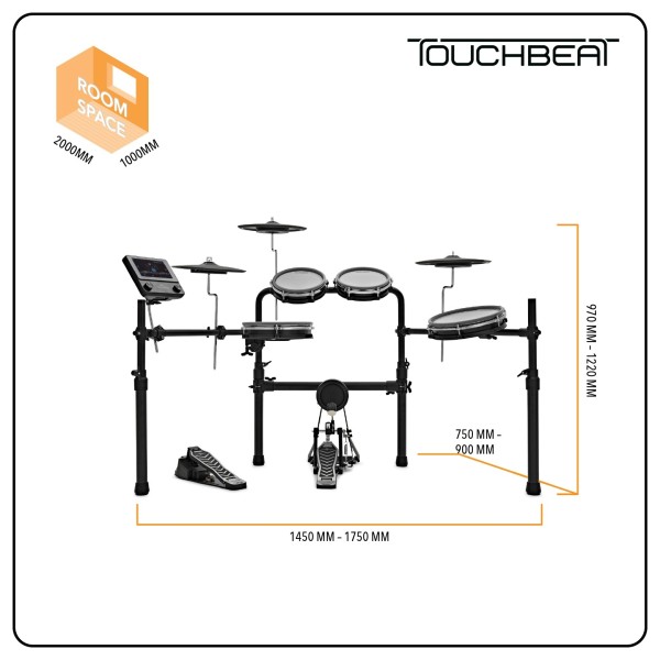 TOUCHBEAT Electronic Drum Kit