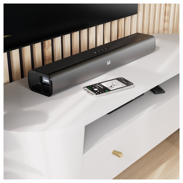 Majority Naga 60 Plus Soundbar & Wireless Subwoofer, Black