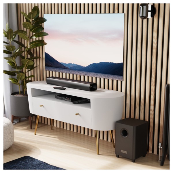 Majority Naga 60 Plus Soundbar & Wireless Subwoofer, Black