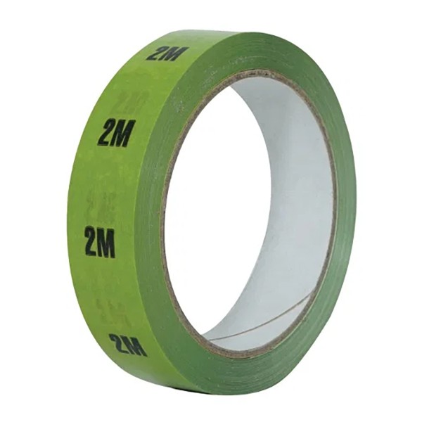 eLumen8 Cable Length ID Tape 24mm x 33m, 2m Light Green