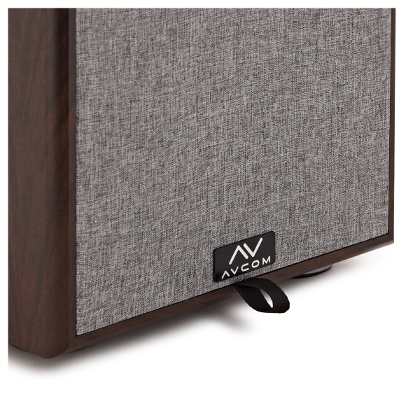 AVCOM 6" Active Subwoofer, Walnut