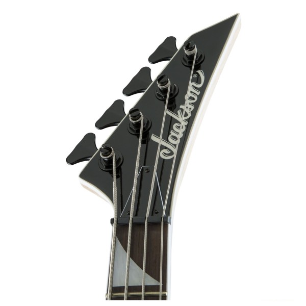Jackson JS3 Concert Bass, Satin Black - headstock