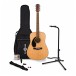 Fender CD-60S Left Handed Acoustic, Natural with Accessory Pack, Build Your Own Bundle