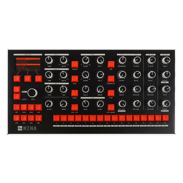 Melbourne Instruments Nina Analog Polysynth - Top