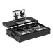 UDG Ultimate Flight Case Rane System One Blk Plus (L&W) - Angled Open 2 (System One and Laptop Not Included)