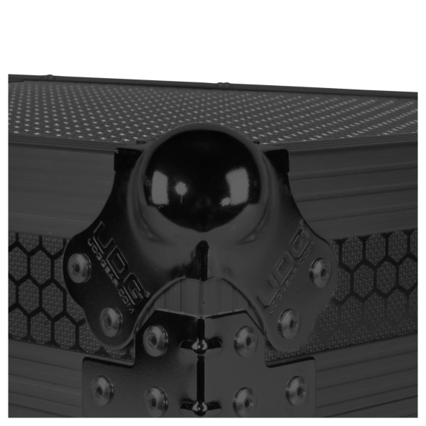UDG Ultimate Flight Case Rane System One Blk Plus (L&W) - Stackable Ball Corners
