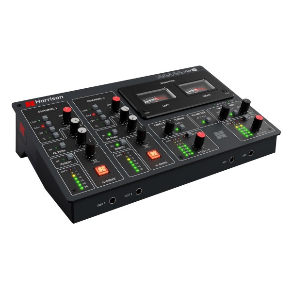 Harrison Flex-10 32-Bit Audio Interface - Angled