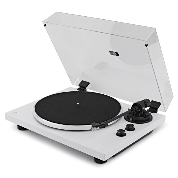 AVCOM Bluetooth Belt Drive Turntable with Audio-Technica Stylus, White