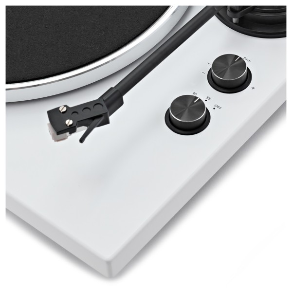 AVCOM Bluetooth Belt Drive Turntable with Audio-Technica Stylus, White