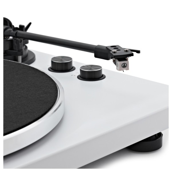 AVCOM Bluetooth Belt Drive Turntable with Audio-Technica Stylus, White