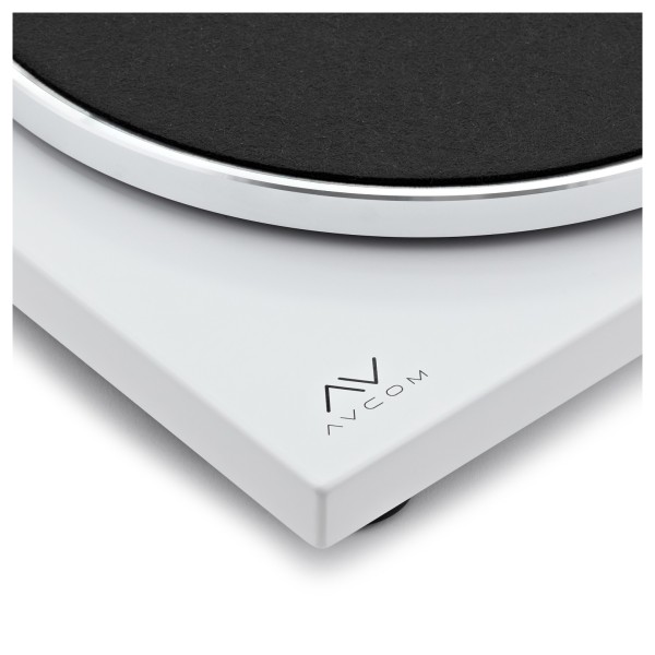 AVCOM Bluetooth Belt Drive Turntable with Audio-Technica Stylus, White