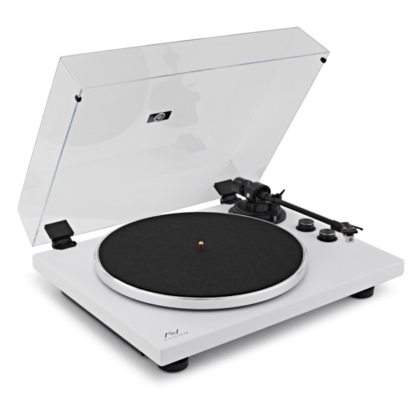 AVCOM Bluetooth Belt Drive Turntable with Audio-Technica Stylus, White