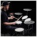 TOUCHBEAT Electronic Drum Kit with Headphones and Stool
