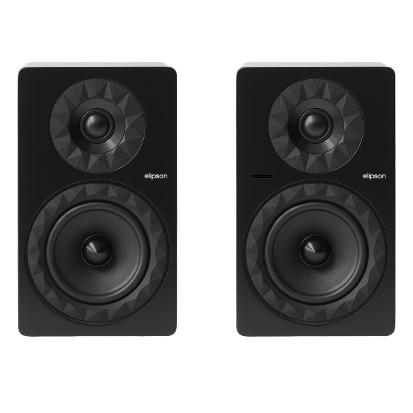 Elipson Prestige Facet II 6 BT Active Speakers (Pair), Matte Black - mai n
