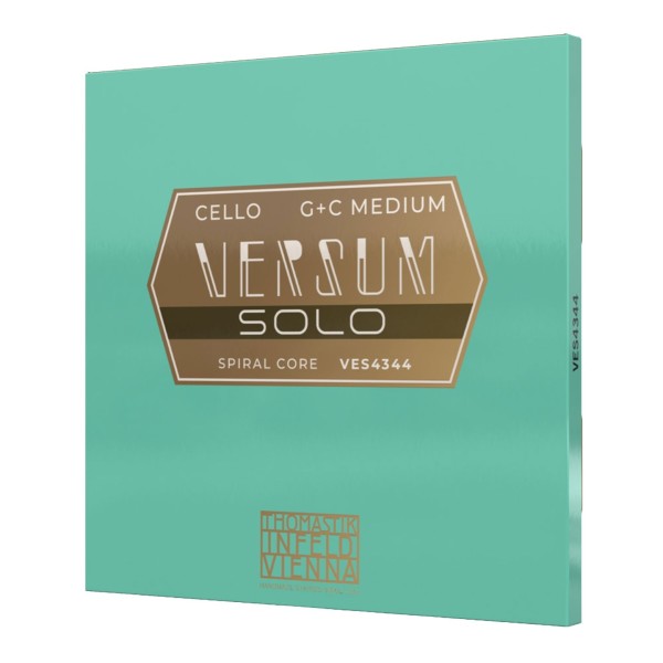Thomastik Versum Solo Cello G & C String Twin Pack, 4/4, Medium 1