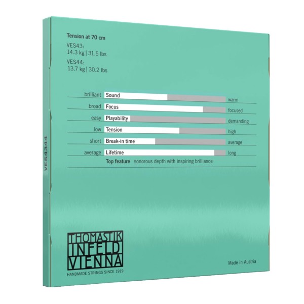 Thomastik Versum Solo Cello G & C String Twin Pack, 4/4, Medium 2