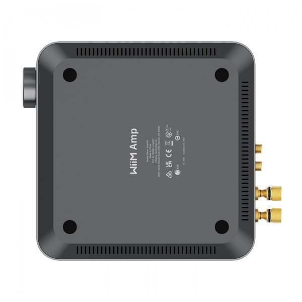 WiiM Amp Streaming Amplifier, Space Grey under