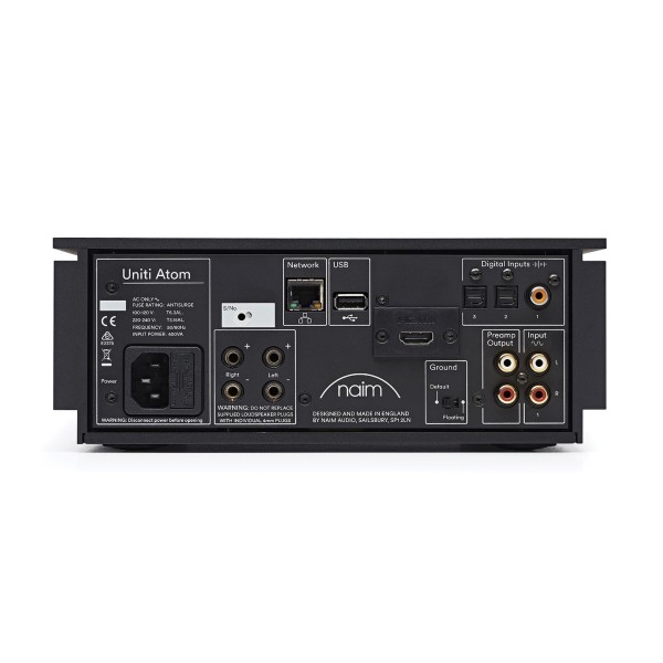 Naim Uniti Atom All-In-One Wireless Music Player  -rear 