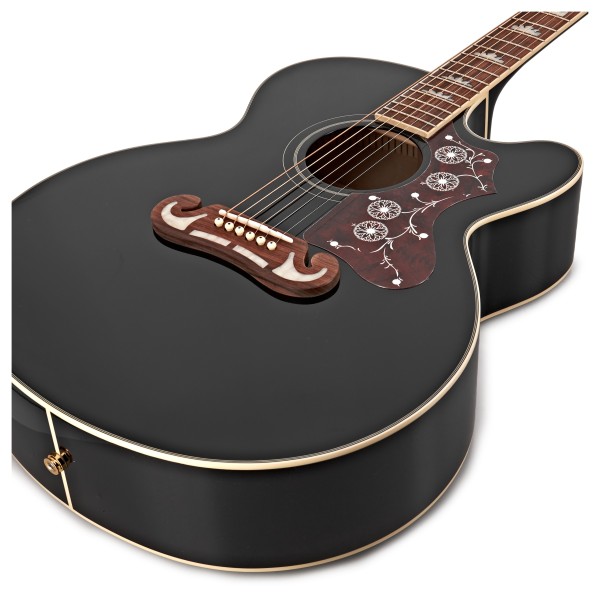 Epiphone EJ-200SCE Electro Acoustic, Black