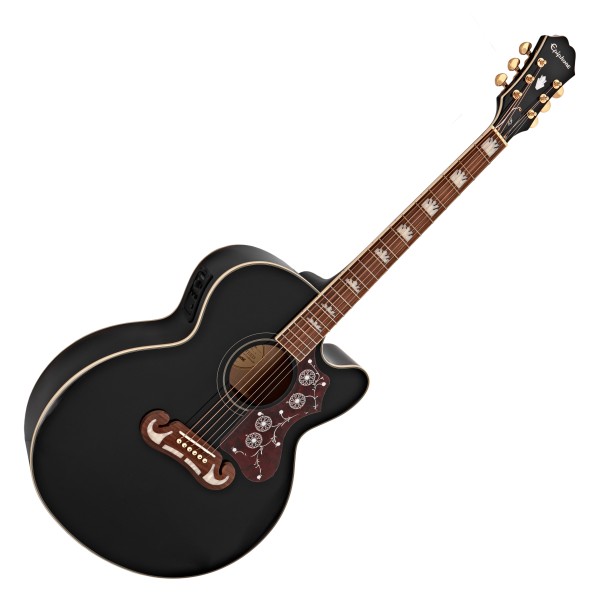 Epiphone EJ-200SCE Electro Acoustic, Black