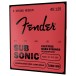 Fender SubSonic 7250-5M Bass Strings, Nickel-Plated Steel, 5-String, Long Scale, Gauges .045-.125