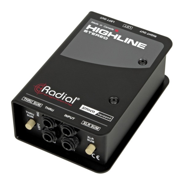 Radial Highline Stereo Passive Line Isolator - Angle Right