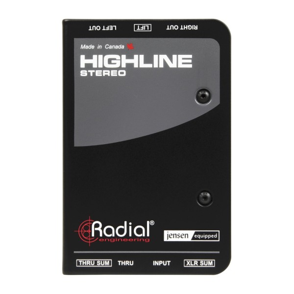 Radial Highline Stereo Passive Line Isolator - Top