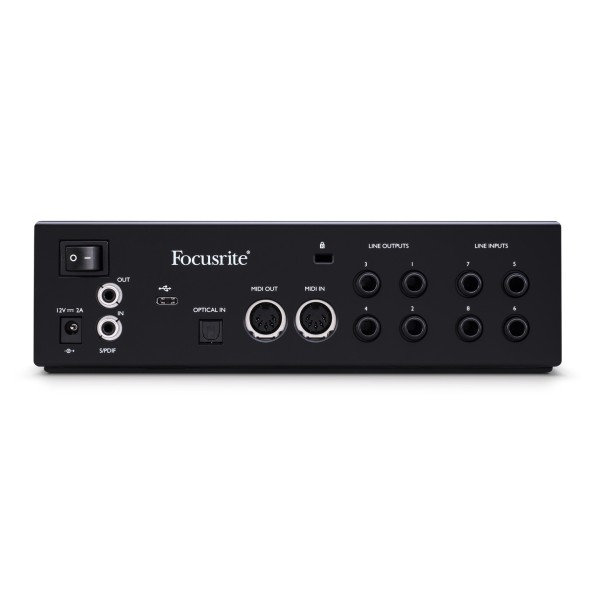 Focusrite Clarett+ Preamp - Rear