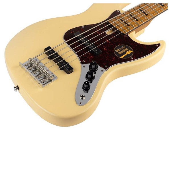 Sire Marcus Miller V5 5 String Bass, Vintage White